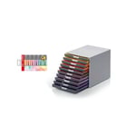 Blankettbox DURABLE Varicolor 10+pennor