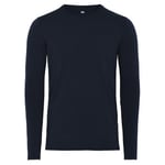 Dovre Organic Wool Long Sleeve Shirt Marin merinoull X-Large Herr