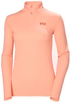 Helly Hansen Women's W Hh Lifa Active Solen 1/2 Zip Shirt, Rose Quartz, XXL UK