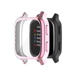 Garmin Venu Sq 2 Skal med Skärmskydd i TPU - Rosa