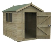 Forest Garden Timberdale Apex Shed - 8 x 6ft