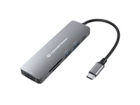 Conceptronic Donn11g, Usb 3.2 Gen 1 (3.1 Gen 1) Type-C, Grå, Microsd (Transflash), Sd, Sdhc, Sdxc, Hdmi, Usb 2.0, Usb 3.2 Gen 1 (3.1 Gen 1) Type-A, Usb 3.2 Gen 1 (3.1 Gen 1) Type-C, Kina, Windows 10, Windows 10 Education, Windows 10 Education X64, W