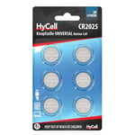 HYCELL 1516-0027 CR2025 Lithium Button Cell for Garage Door Opener/Alarm System - Silver