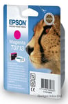 T0713 Magenta Original Epson Printer Ink Cartridge Cheetah Ink C13T07134010