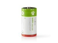 Nedis Banm40hr202b, Laddningsbart Batteri, D, Nickel-Metallhydrid (Nimh), 1,2 V, 2 Styck, 4000 Mah