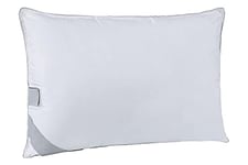 Homemania Coussin Bed Blanc/Vert en Coton, Latex, 50 x 70 cm, 50 x 70 cm