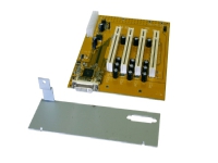 EXSYS Board with 4 x PCI-Slot expansion + ATX-Bracket, PCIe, Brun, CE, FC, ROHS, Texas Instruments XIO2000A, 0 - 55 ° C, 5 - 95%