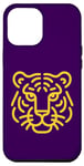 Coque pour iPhone 12 Pro Max Essence de tigre doré - Line Art Graphic