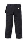 Carhartt Multi Pocket Washed Duck Pant Pantalon Utilitaire de Travail, Noir, 36W x 30L Homme