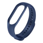 Strap for Xiaomi Mi Smart Band 5, Adjustable Colourful Replacement Watch Bracelet, Soft Breathable TPU Watch Band Waterproof Sport Strap Accessory for Mi Smart Band 5 - Midnight Blue