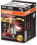 Osram Night Breaker 200 - Glödlampa H4 60W/55W 12 V 1-pack - VW - Toyota - Renault - Ford - Volvo - Skoda - Opel - Audi