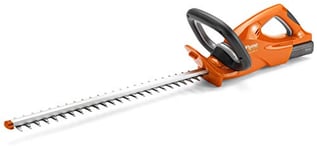 Flymo EasiCut Cordless 20 V Li Hedge Trimmer, 20 V Li-Ion Battery, 50 cm Blade Length, Orange , Black