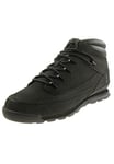 Timberland Men's Euro Rock WR Basic Fashion Boots, Black Nubuck, 13.5 UK