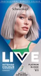Schwarzkopf LIVE Intense Colour B15 Platinum Blonde, Permanent Hair Dye, Blonde