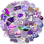 50PCS Purple Lovely Sticker Cartoon Sticker for Child Kid Luggage Laptop Skateboard Toy Scrapbooking