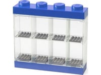Room Copenhagen Lego Minifigures Display Case Blue, Storage Box (Transparent, Transparent)
