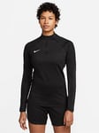 Nike Dri-FIT Strike Dril Long Sleeve Top - Black, Black, Size Xl, Men