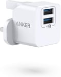 Anker USB Plug Charger, PowerPort mini Dual Port USB Charger, Super Compact Wal