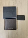 Tommy Hilfiger Brown Leather Coin Pocket Wallet Mens Credit Card Holder Gift Box