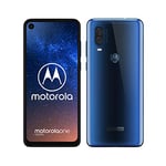 Motorola moto one vision, 6.3” CinemaVision FHD+ display, 48Mp sensor with Night vision, UK Sim-Free Smartphone with 4GB RAM and 128GB Storage (Dual Sim) – sapphire blue
