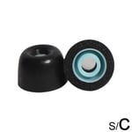 NYA minnesskumöronproppar för WF 1000XM5 öronsnäckor öronproppar öronproppar F svart liten black Small