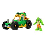 Ficher-Price Coffret Figurine et Voiture Buggy de Killer Croc Imaginext DC Super Friends avec Lance-projectiles pour stimuler l’Imagination des Enfants, à partir de 3 Ans, HML05