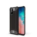 TANYO Case Compatible with Samsung Galaxy S10 Lite, Heavy-Duty Hybrid Anti-Drop Phone Case, Removable 2-in-1 Shockproof Sturdy and Durable Fashion Ultra-Thin Protective Cover. Black