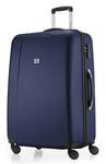 HAUPTSTADTKOFFER – Wedding - Luggage Suitcase Hardside Hard Shell Spinner Trolley 4 Wheel Case, TSA, 75 cm, 103 Liter, Dark Blue