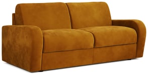 Jay-Be Deco Velvet 3 Seater Sofa Bed - Gold