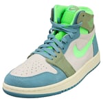 Nike Air Jordan 1 Zm Air Womens Grey Blue Fashion Trainers - 6.5 UK