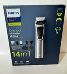 Philips Multigroom Series 7000 14-In-1 Hair Trimmer Kit Face Hair Body Wireless