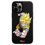 Personalaizer Coque pour iPhone 12 Pro Max - Noir avec Un Design deDragon Ball Z Goku SS1 Special
