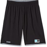 JAKO Men's Change 2.0 Reversible Shorts, Black/Stone Grey, S