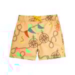 Mini Rodini Nautical Mönstrade Badbyxor Beige | Beige | 92/98 cm