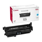 Canon 723 Genuine Cyan Laser Toner Cartridge 2643B002A for Canon LBP7750cdn 723C