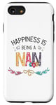 iPhone SE (2020) / 7 / 8 Vintage Happiness Is Being A Nan Wildflower Mothers Day Case