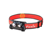Fenix HM65RDTBLC -Ladattava LED-ajovalaisin LED/USB IP68 1500 lm 300 h musta/oranssi