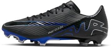 NIKE Men's Zoom Vapor 15 Soccer Shoe, Black Chrome Hyper Royal, 6 UK