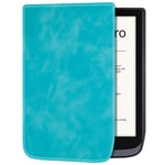 HHF Tab Accessories For PocketBook 740 Inkpad 3 Pro 7.8" EReader, Skin Feeling Leather Lightweight Anti-fall Soft TPU Shell Cover For PocketBook 740 Inkpad 3 Pro 7.8" EReader (Color : Tiffany Blue)