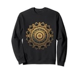 Watercolor Mandala Sacred Fractal Geometry Art Good Vibe Sweatshirt
