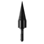 LEISHENT Splitter Drill Removable Firewood Drill Bit Wood Splitter, Log Splitter Drill Bit, Heavy Duty Drill Screw Cone Driver for Household Electric Drill,Diameter: 50mm
