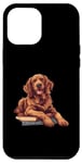 iPhone 13 Pro Max Irish Setter Books Reading Dog Breed Graphic Case