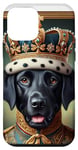 iPhone 12 mini Royal Dog Portrait Royalty Labrador Retriever Case