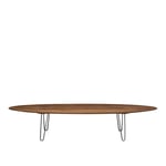 Naver Collection - AK 1881 Soffbord, Höjd 30 cm, Såpad ek, Skiva belagd med vit Corian, Ben i rostfritt stål - Soffbord - Nissen & Gehl - Vit - Metall/Trä/Sten