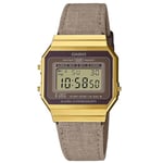 Casio Men's Digital Quartz Watch with Fabric Strap A700WEGL-5AEF
