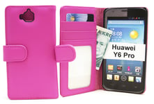 Plånboksfodral Huawei Y6 Pro (TIT-L01) (Hotpink)