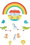 Goki- Arche de Noé Mobile Jouets et Accessoires pour Berceau, 52874, Multicolore