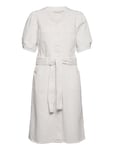 Arabellekb Denim Dress Kort Klänning White Karen By Simonsen
