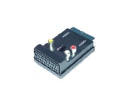 E+P Vc 916, 3 X Rca, 2 X Scart (21-Pin), Hankontakt, Honkontakt, Nickel, Svart