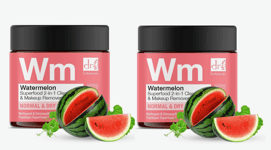 2 x DR BOTANICALS WATERMELON SUPERFOOD 2 IN 1 CLEANSER MAKEUP REMOVER 60ml BOXED